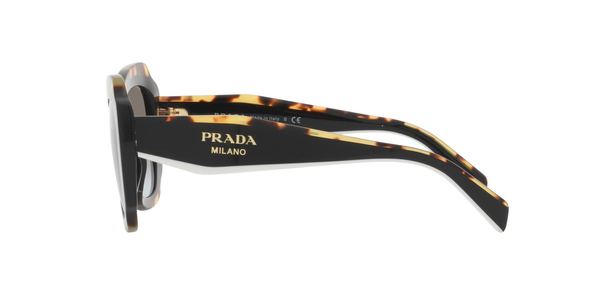 PRADA-16YS/S 01M0A7 BLACK(DARK GREY 52*19, Havana-Negre, hi-res 3