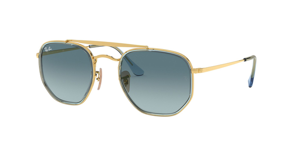 RB-3648M 91233M GOLD (BLUE GRADIENT GREY) 52*23, Daurat, hi-res 0