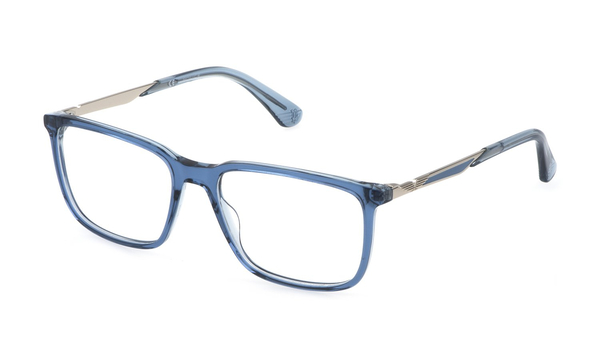 POLICE-KIDS-110/G 0D87 TOP BLU+AZZURRO LUCIDO 52*16, Blau, hi-res 0