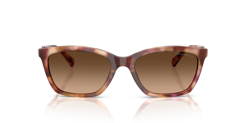 EMPORIO-4238/S 619674 SHINY HAVANA RED(GRADIENT BROWN 54*18, Havana vermell, hi-res image number 1