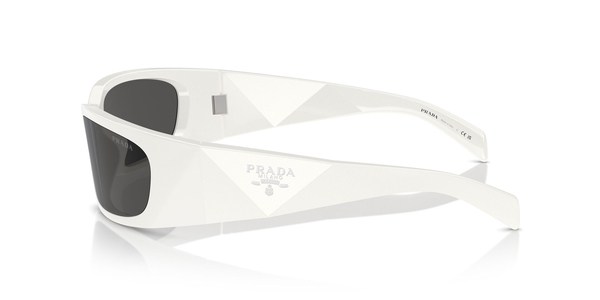 PRADA-A14S/S 1425S0 TALC/DARK GREY 60*18, Blanc, hi-res 2