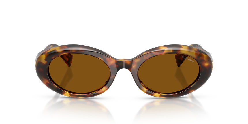 MIUMIU- B09S/S 14L20V HONEY HAVANA(DARK BRONZE 52*21, Havana, hi-res image number 1