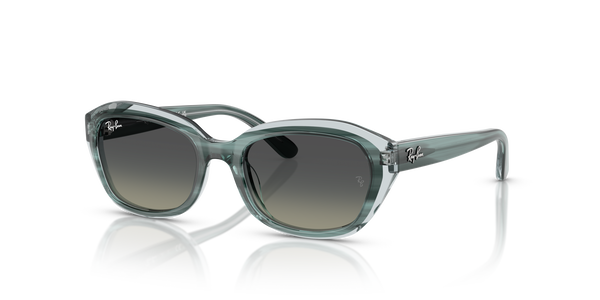 RJ-9081S 717511 STRIPED GREEN ON TRASP GREEN(GRADIENT GREY 48*17, Verd a ratlles | Verd transparent, hi-res 0