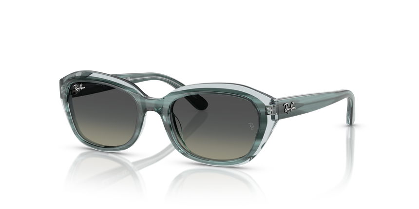 RJ-9081S 717511 STRIPED GREEN ON TRASP GREEN(GRADIENT GREY 48*17, Verd a ratlles | Verd transparent, hi-res image number 0