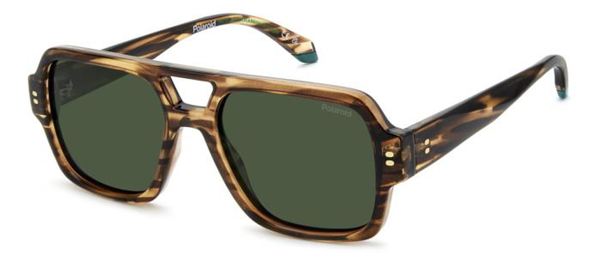 POLAROID-6250/S/X/S 9N4*UC HAVANABROWN(GREENPOLARIZED 54*18, Havana, hi-res image number 0