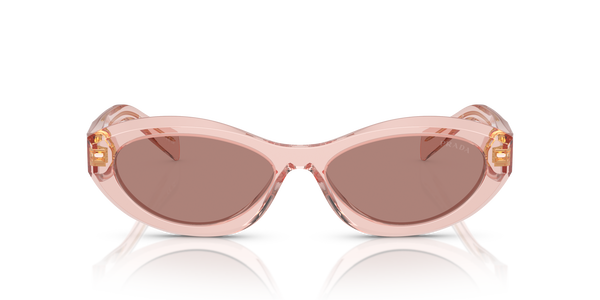 PRADA-26ZS/S 19Q10D TRANPARENTE PEACH (BROWN 55*16, Peach transparente, hi-res 1