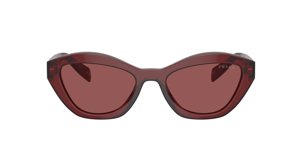 PRADA-A02S/S 18O80B RED TRANSPARENT(DARK VIOLET 52*19, Vermell transparent, hi-res 1