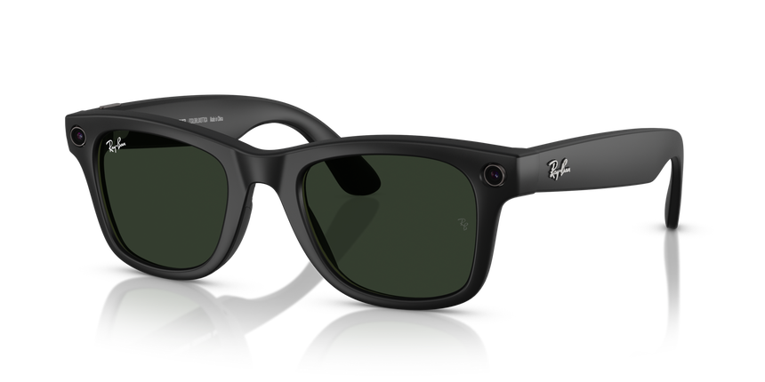 RB-META-4006 601S1M MATTE BLACK(TRANSITIONS GRAPHITE GREEN 50*22, Negre mat, hi-res image number 1