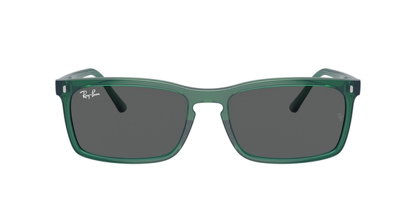 RB-4435 6615B1 TRANSPARENT GREEN(DARK GREY 59*18, Verd transparent, hi-res 1