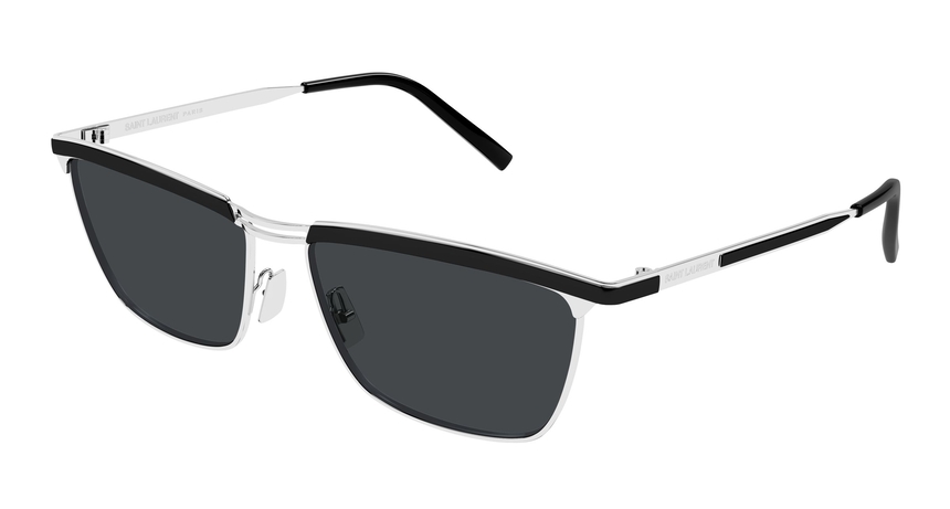 SAINT LAURENT-SL795/S 003 SILVER-SILVER (GREY 57*15, , hi-res image number 0