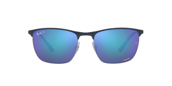 RB-3686 92044L BLUE ON GUNMETAL(POLAR MIRROR BLUE 57*19, Blau, hi-res 1