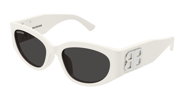BALENCIAGA-BB0324SK/S 004 WHITE (GREY 55*19, Blanco, hi-res 0