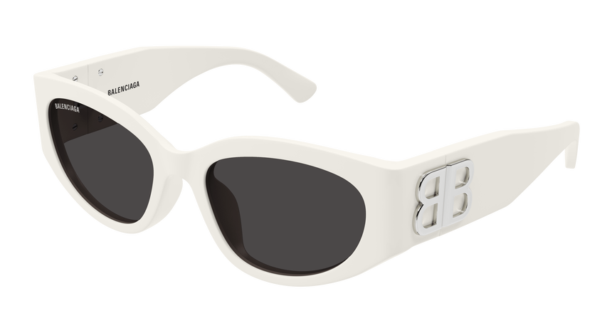 BALENCIAGA-BB0324SK/S 004 WHITE (GREY 55*19, Blanco, hi-res image number 0
