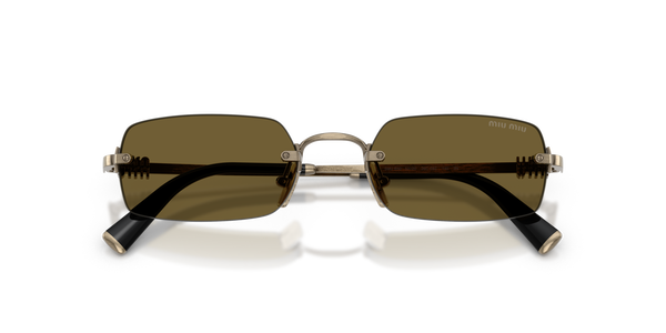 MIUMIU-B50S/S 26C09Z OLD GOLD(DARK BROWN 50*20, Plata, hi-res 3