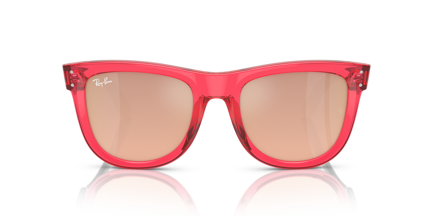 RB-0502S 6713/20 ROJA/NEGRA(ROJO ESPEJO) 50*22, Vermell transparent, hi-res image number 1