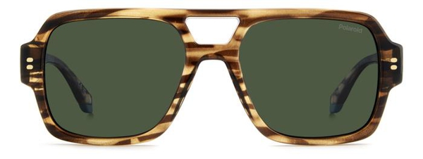 POLAROID-6250/S/X/S 9N4*UC HAVANABROWN(GREENPOLARIZED 54*18, Havana, hi-res 1
