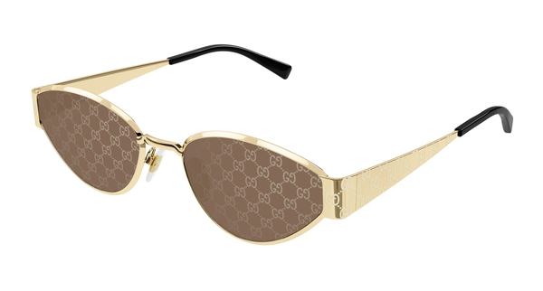 gucci-1853s/s 003 gold-gold (brown 55*19