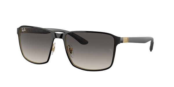 RB-3721 187/11 BLACK ON ARISTA( 59*17, Negre | Daurat, hi-res 0
