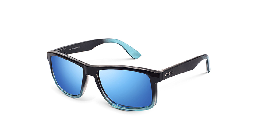 KYPERS-COSMOPOLITAN/S COSM003 GRADIENT BLACK-BLUE-BLUE REVO MIRROR 56*15, Negre-Blau, hi-res image number 0