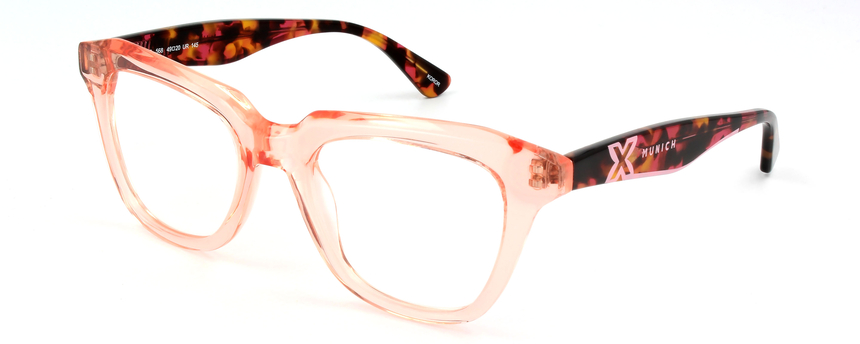 MUNICH-69528/G 568 SALMON CRISTAL/HAVANA/ROSA 49*20, Taronja | Havana rosa, hi-res image number 0
