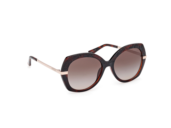 GUESS-00215/S 52F dark havana 55*18, Havana, hi-res 6