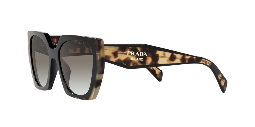 PRADA-15WS/S 3890A7 BLACK/MEDIUM TORTOISE(GREY GRADIENT 54*19, Negre, hi-res image number 1