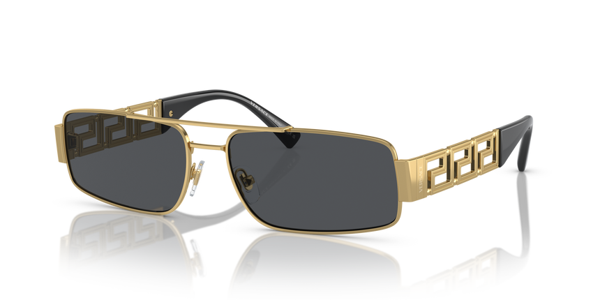 VERSACE-2257/S 100287 GOLD DARK GREY 60*16, , hi-res image number 0