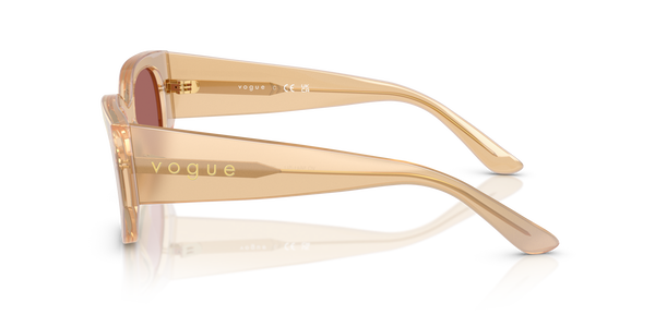 VOGUE-5641SU/S 323469 TRANSPARENT PEARL CREAM 53*18, Perla transparent, hi-res 2