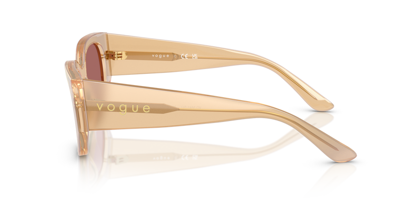 VOGUE-5641SU/S 323469 TRANSPARENT PEARL CREAM 53*18, Perla transparent, hi-res image number 2