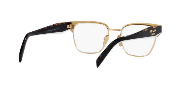 PRADA-65YV/G AAV1O1 BLACK/PALE GOLD 53*18, Negre, hi-res 5