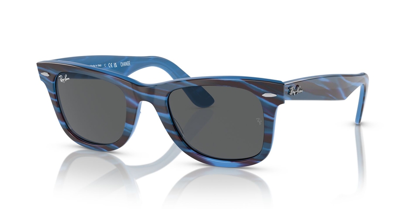 RB-2140 1409B1*3N PHOTO STRIPED BLUE (DARK GREY change collection 50*22, Photo blau a ratlles, hi-res image number 4