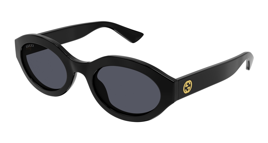 GUCCI-1579S/S 001 BLACK-BLACK-GREY 53*22, Negre, hi-res image number 0