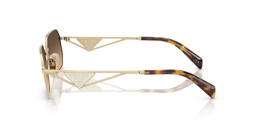 PRADA-A51S/S ZVN50C PALE GOLD(BROWN GRADIENT GREY 58*17, Or pàlid, hi-res image number 2