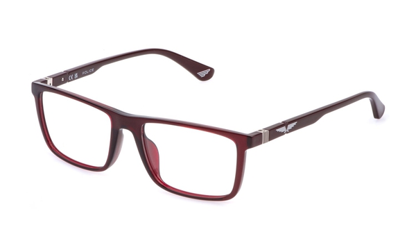 police-66/g 0768 rosso trasparente lucido 54*17