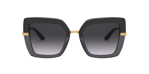 GABBANA-4373/S 32468G TOP BLACK ON TRANSPARENT BLACK(GREY GRADIEN 52*21, Negre, hi-res 1