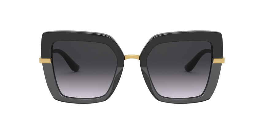 GABBANA-4373/S 32468G TOP BLACK ON TRANSPARENT BLACK(GREY GRADIEN 52*21, Negre, hi-res image number 1