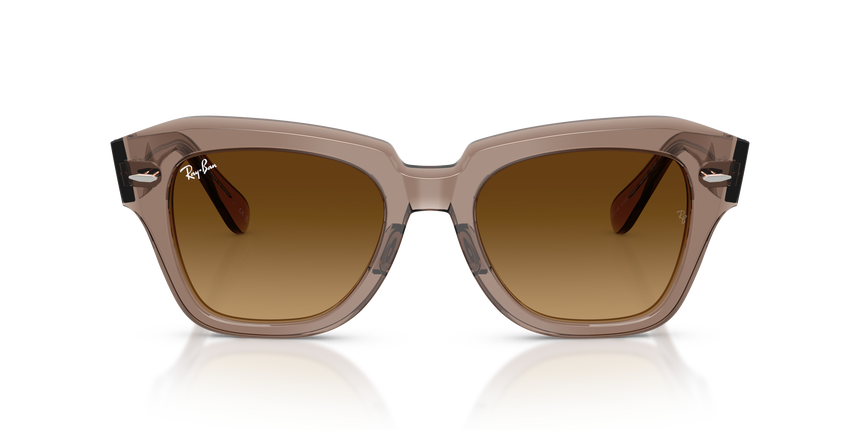 RB-2186 682785 TRANSPARENT LIGHT BROWN(GRADIENT BROWN 49*20, Marr&oacute;n, hi-res image number 1