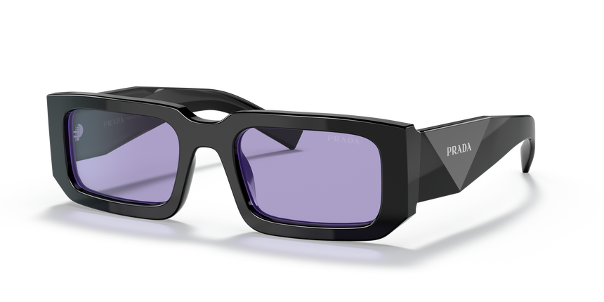 PRADA-06YS/S 02Z01O BLACK/BLUE VIOLET 53*21, Negre | Blau, hi-res image number 0