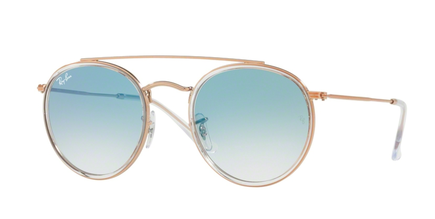 RB-3647N 90683F COPPER(CLEAR GRADIENT BLUE 51*22, Daurat, hi-res image number 0