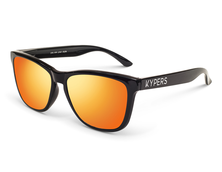 KYPERS-CAIPIRINHA/S CAI068 GLOSSY BLACK AND ORANGE MIRROR 54*17, Negre, hi-res image number 0