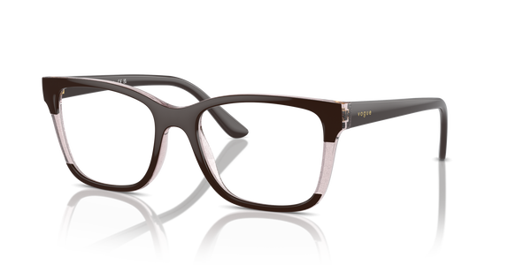 VOGUE-5556/G 3136 BROWN/TRANSP ROSE GLITTER 51*18, Marró | Rosa, hi-res 0