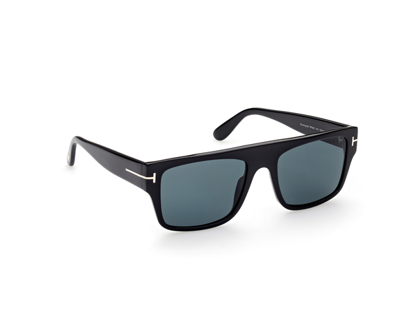 TOMFORD-0907/S 01V shiny black  (blue 55*19, Negre, hi-res 5