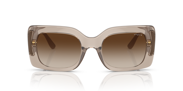 VOGUE-5481/S 299013 TRANSPARENT CARAMEL(GRADIENT BROWN 52*21, Caramel transparent, hi-res 1