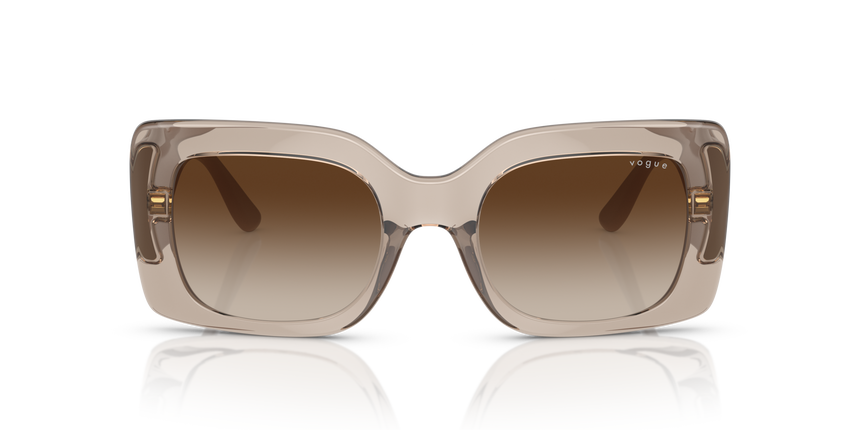 VOGUE-5481/S 299013 TRANSPARENT CARAMEL(GRADIENT BROWN 52*21, Caramel transparent, hi-res image number 1