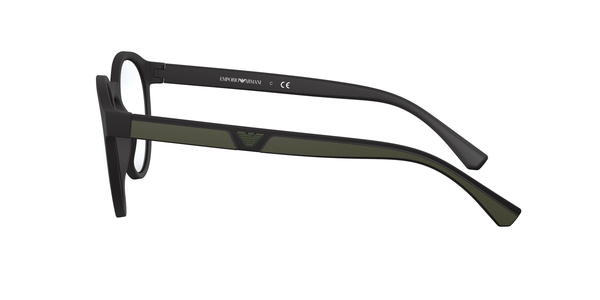 EMPORIO-4152/S 50421 WMATTE BLACK CLEAR + 2 clips 52*21, Negre, hi-res 3