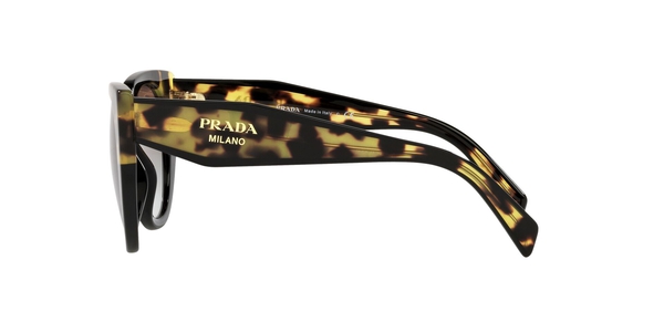 PRADA-14WS/S 3890A7 BLACK/MEDIUM TORTOISE(GREY GRADIENT 52*20, Negre | Havana, hi-res 2