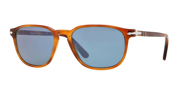 PERSOL-3019/S 96/56 HABANA CLARO/AZUL 52*18, Marró, hi-res 0
