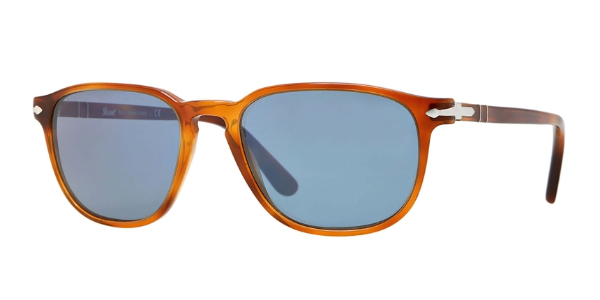 PERSOL-3019/S 96/56 HABANA CLARO/AZUL 52*18, Marró, hi-res image number 0