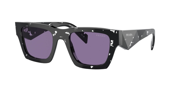 PRADA-A06S/S 15O50B TORTOISE BLACK CRYSTAL(VIOLET MIRROR INTERNAL SILVER 50*21, Negre | Transparent, hi-res 0