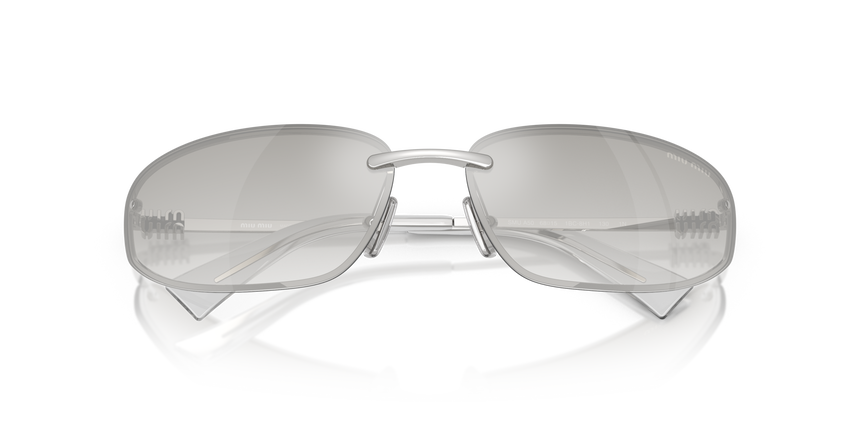 MIUMIU-A50S/S 1BC-8H1 PLATA(MARRON) 69*15, Plata, hi-res image number 3